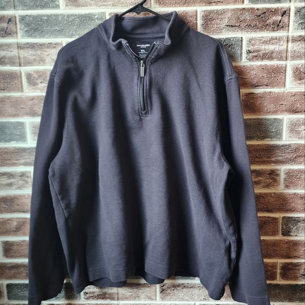 Black pullover (see sizing notes)